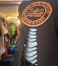 One-of-One Busy Death Chair "Detroit Dadcore" Tee | Upcycled Shredded Punk Graphic Top | XL–2X
