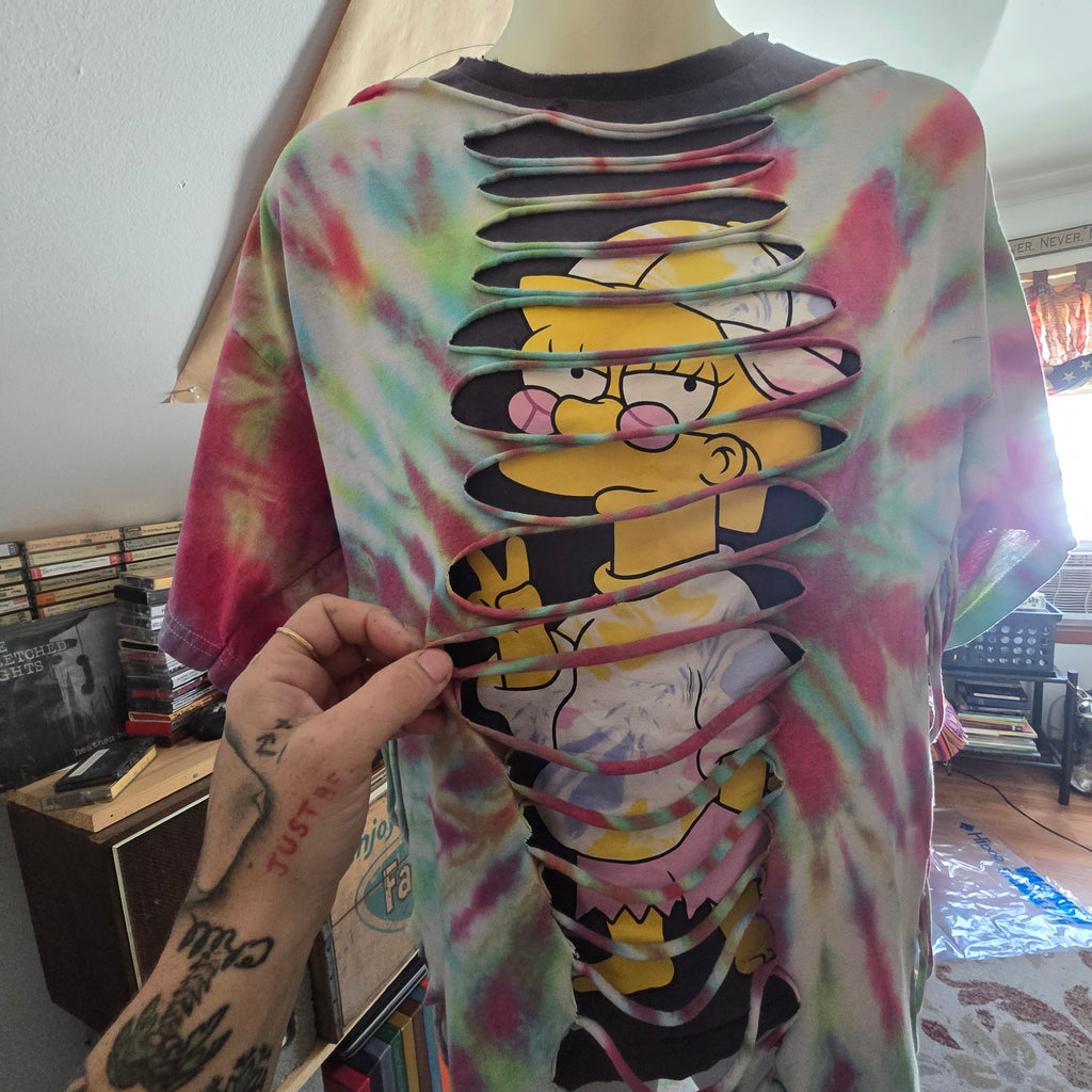 Lisa Simpson Shredded Graphic Tee