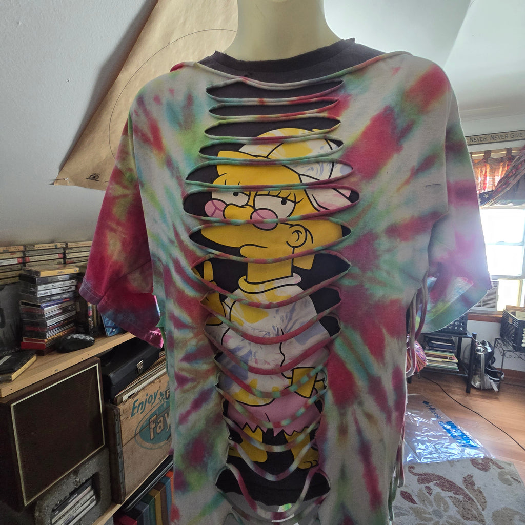 Lisa Simpson Shredded Graphic Tee