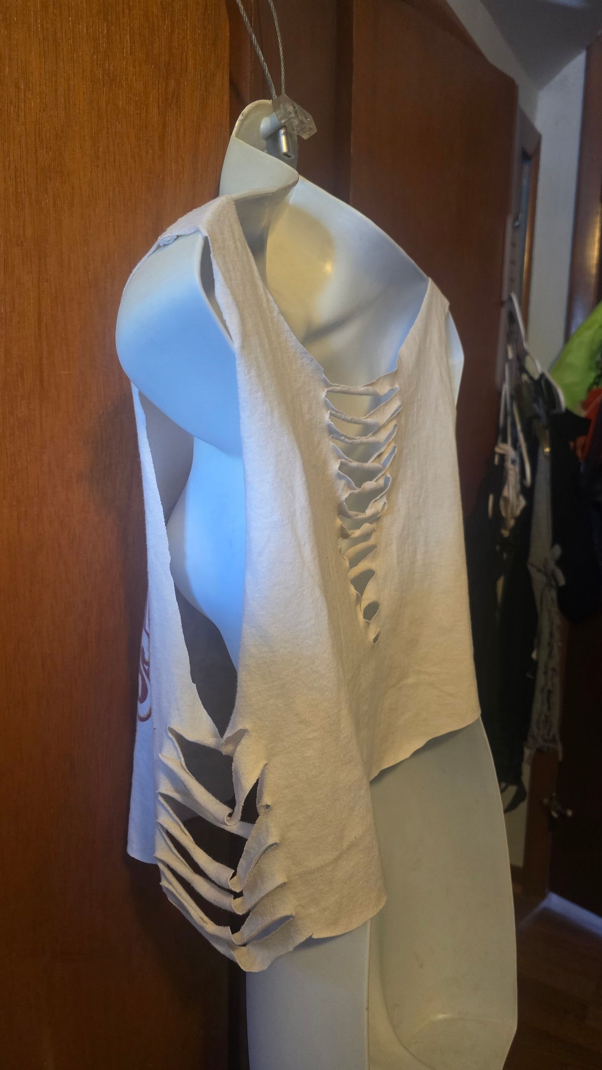 Remixed "No Worries" Crop Tank | One-of-One Upcycled Graphic Festival Top