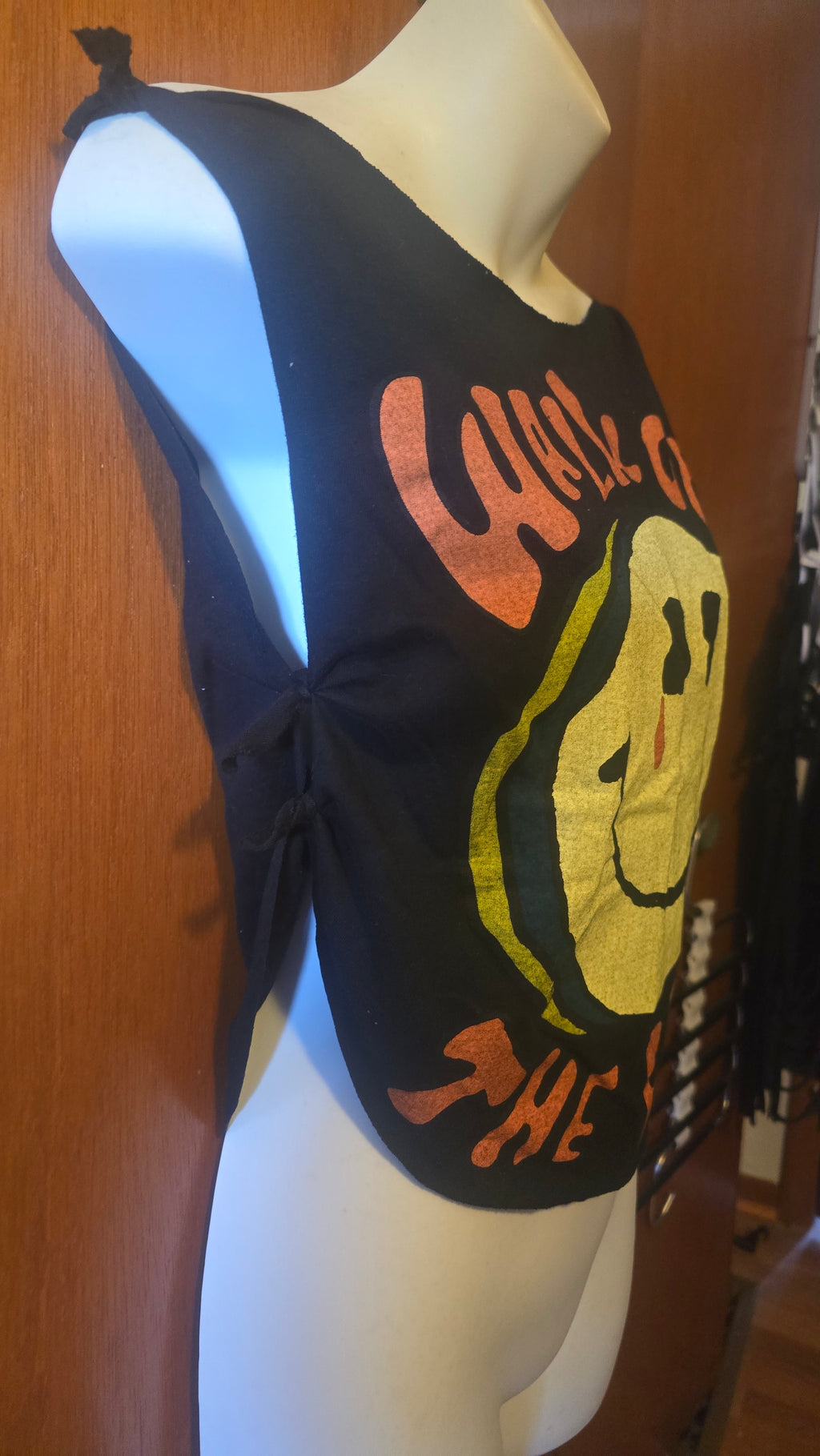 Walk Off The Earth Remixed Crop Top | One-of-One Upcycled Band Tee | M–L