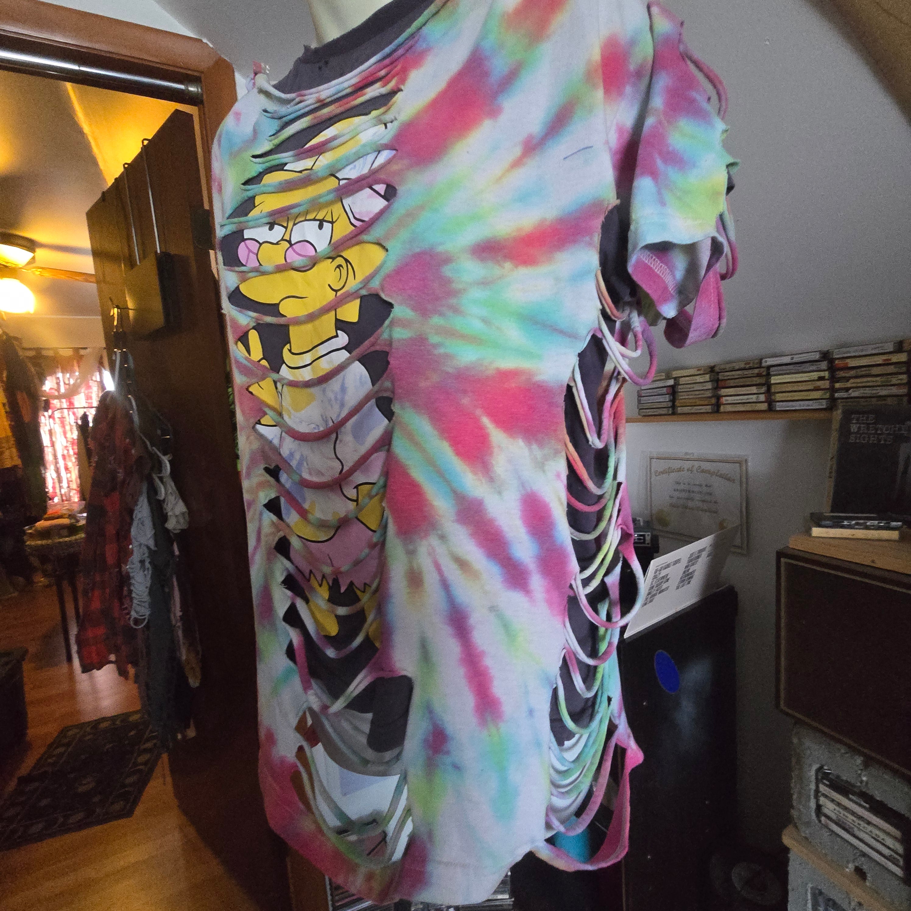 Lisa Simpson Shredded Graphic Tee